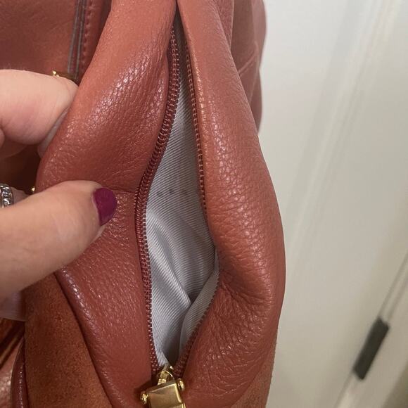 Aimee Kestenberg Teracotta color large leather hobo gorgeous color!! - Picture 6 of 16